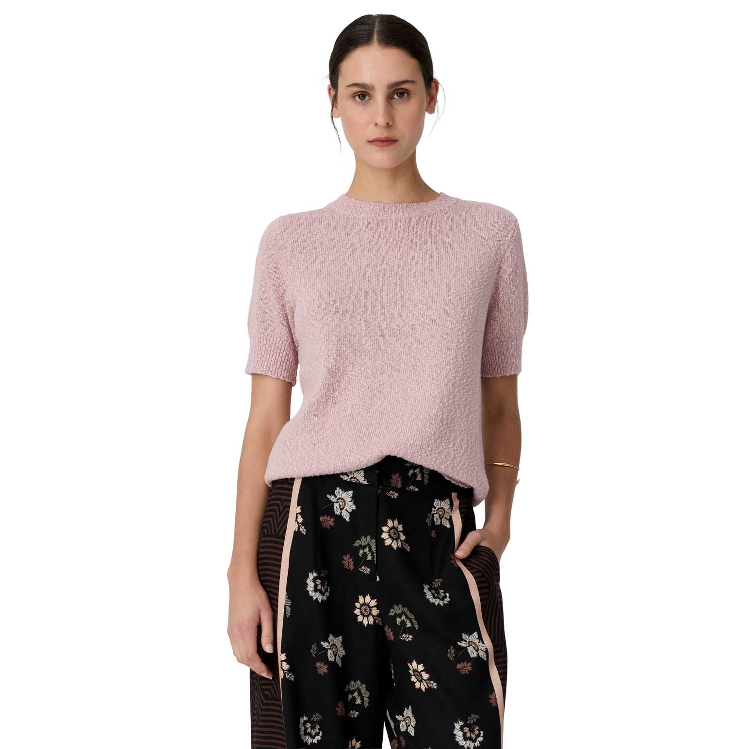 POL Cedar Lurex Knit Top